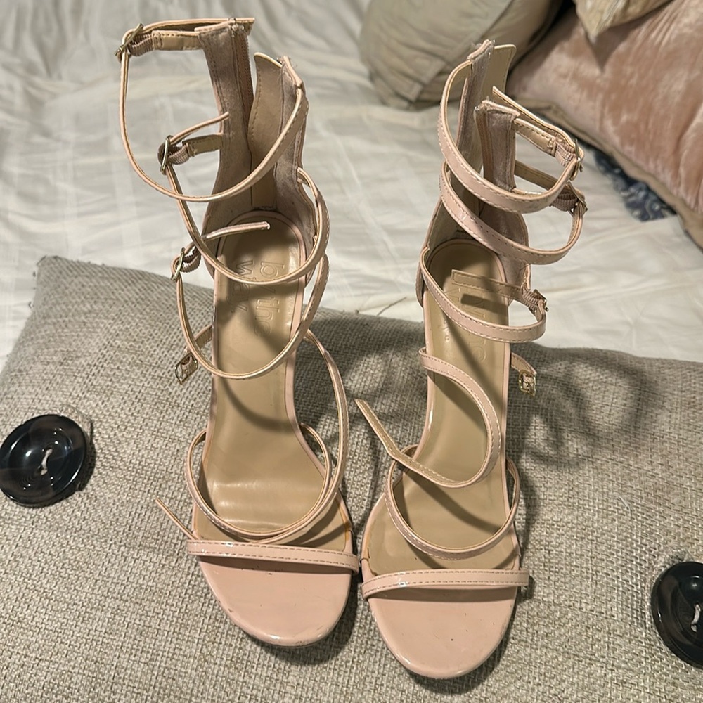Nude stilettos size 8 1/2